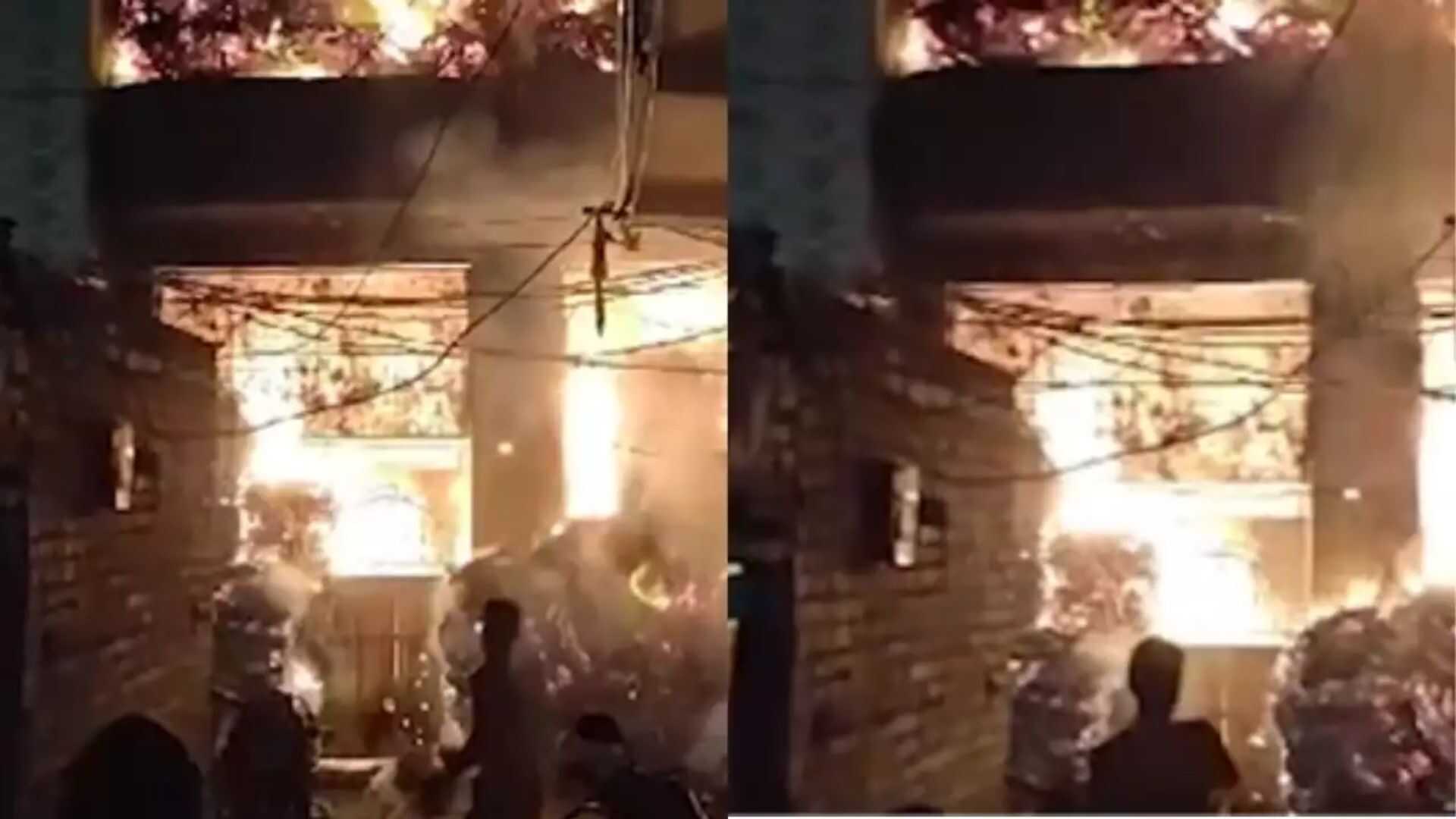 Delhi: One Person Killed After Massive Fire Breaks Out At Warehouse Shakarpur