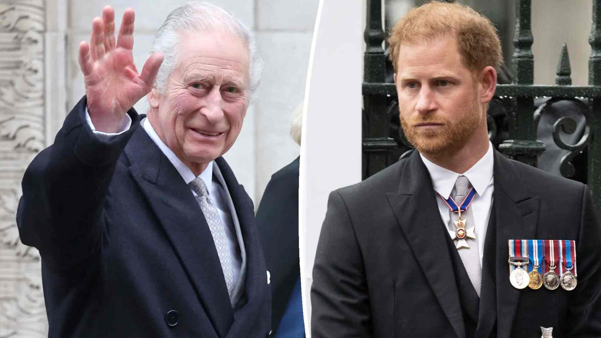 King Charles and Prince Harry