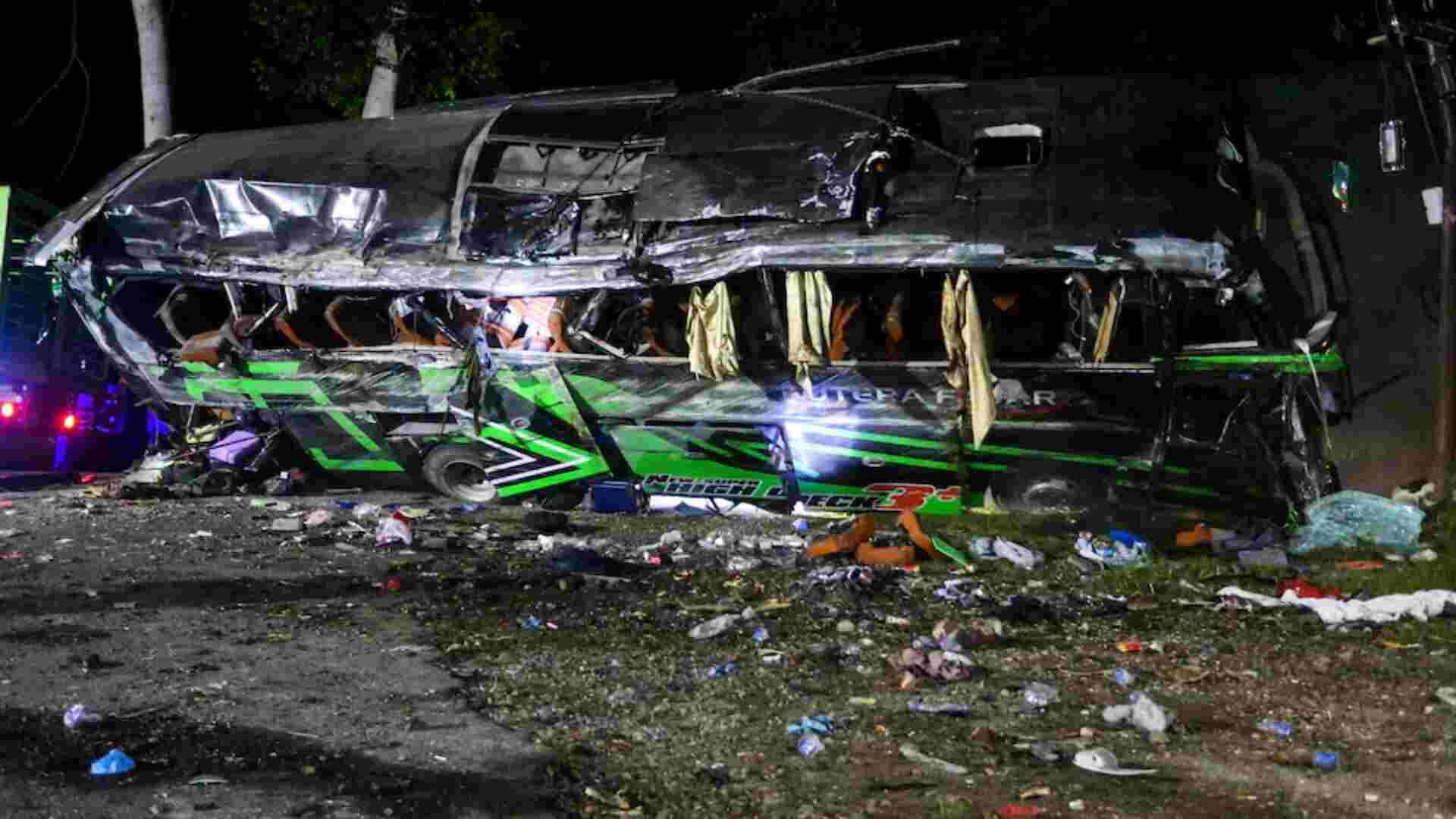 Indonesia: Break Failure Leads To  Bus Crash, 7 Dead