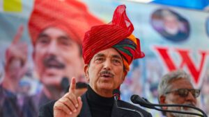 Ghulam Nabi Azad expresses surprise over Srinagar voter turnout