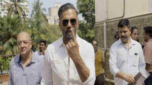 Lok Sabha Elections 2024: Suniel Shetty Casts Vote In Mumbai