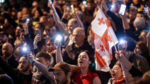 Tbilisi Protests: Georgian Police Use Tear Gas And Rubber Bullets