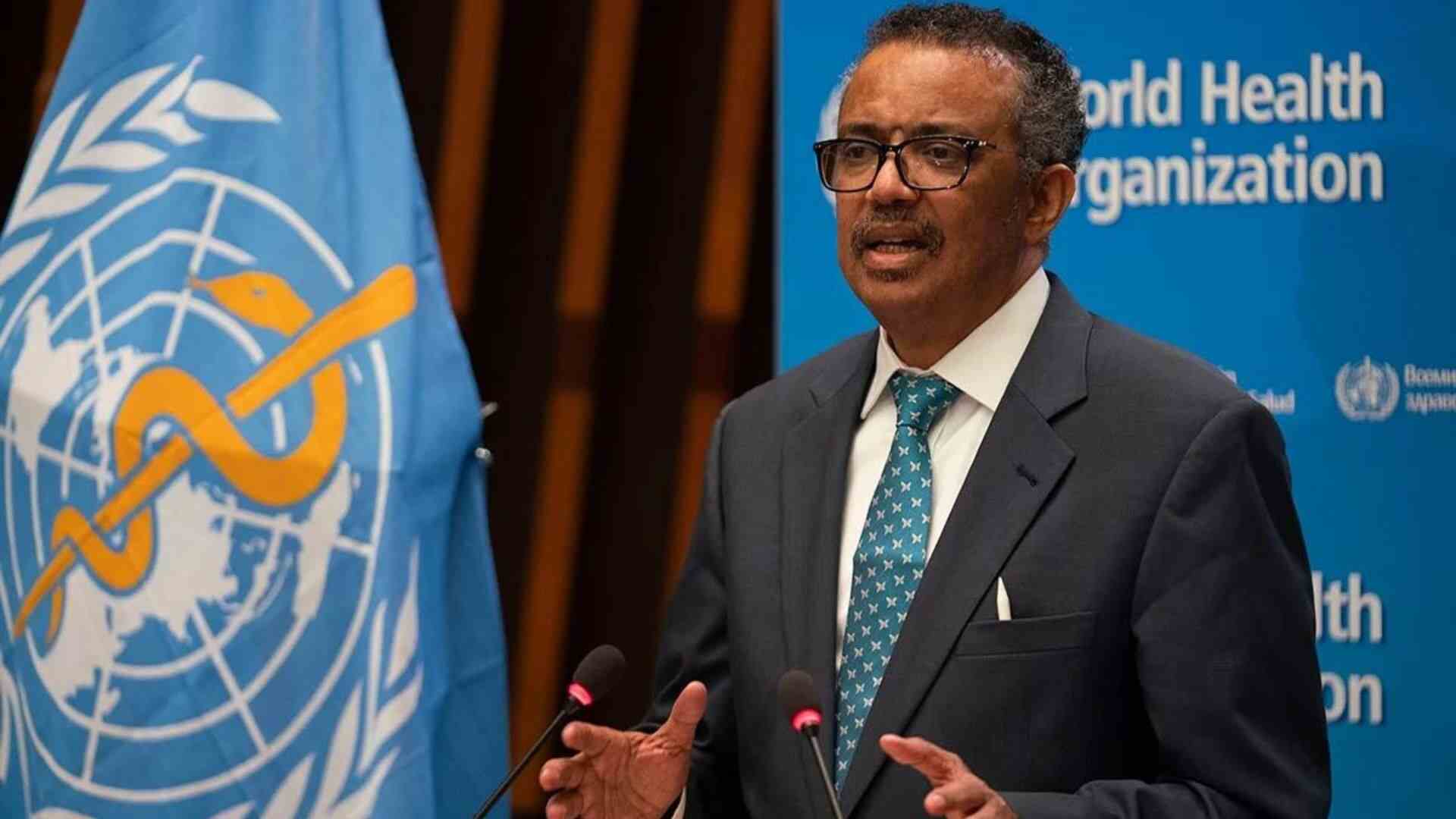 WHO Director General Tedros Adhanom Ghebreyesus