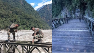 Army Engineers Rapidly Build 70-Feet Bailey Bridge In Flood-Ravaged Sikkim In Just 72 Hours