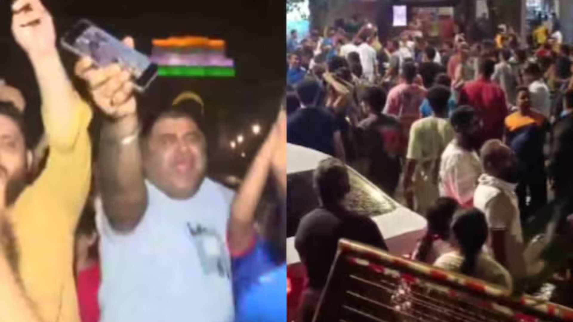 Indian Fans Celebrate Team India's Win