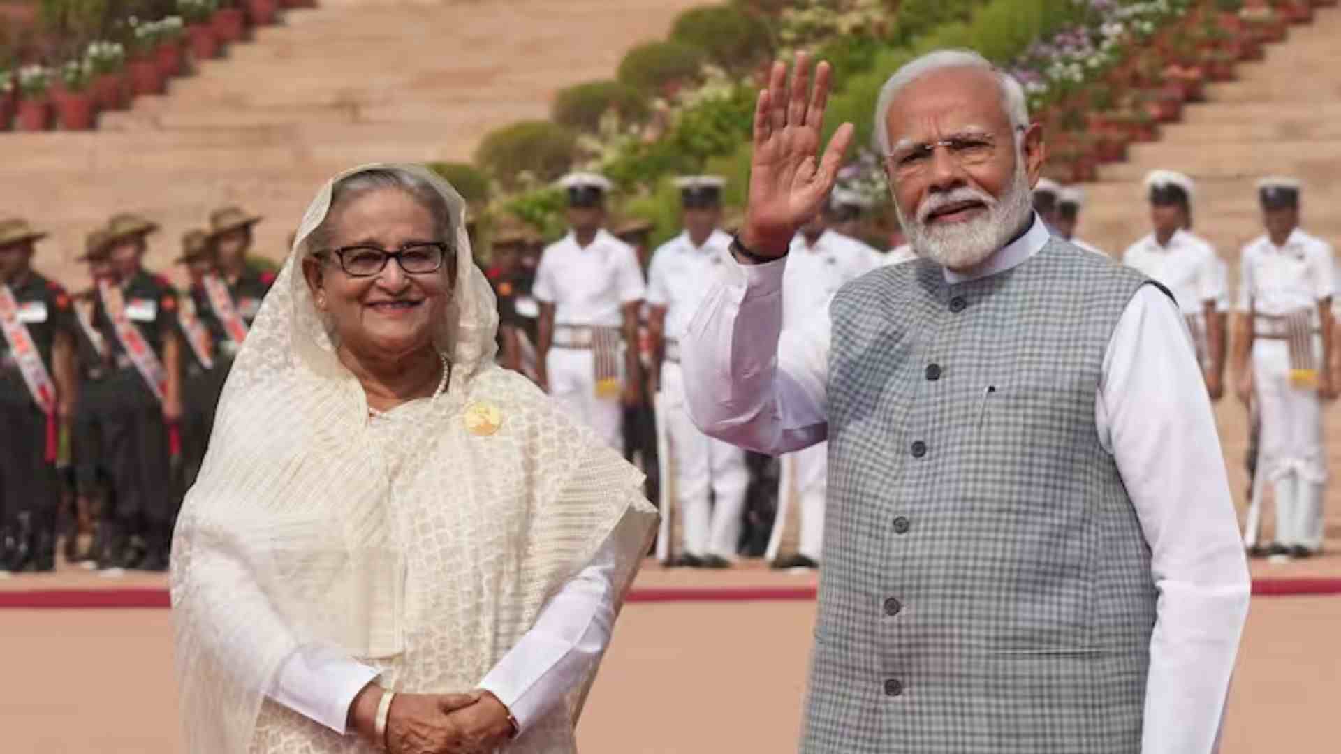 PM Modi & PM Sheikh Hasina (Image credit PTI)