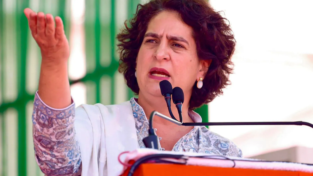 Priyanka Gandhi Questions Can’t ‘Jai Samvidhaan’ Be Chanted In Parliament?