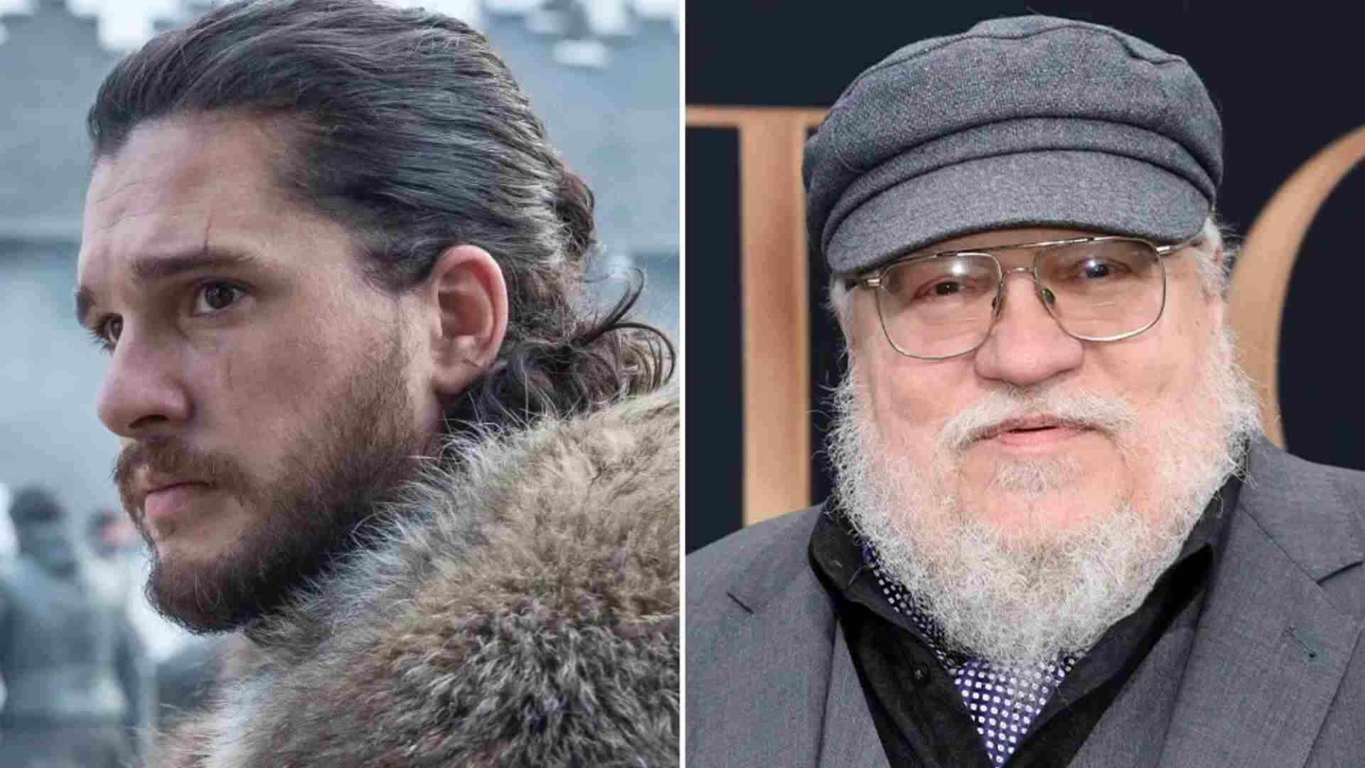 Kit Harington and George R.R. Martin