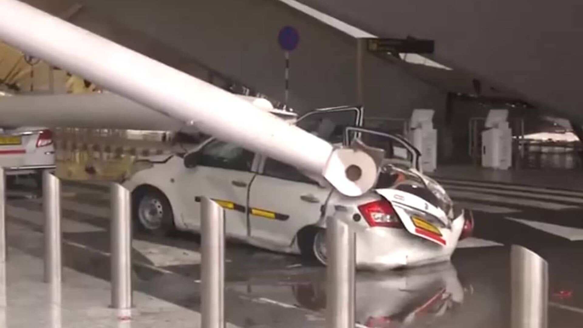 Roof Collapse At Delhi Airport Terminal-1 Injures Eight, 1 Dead