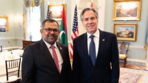 Blinken Meets Maldivian Foreign Minister Zameer To Strengthen Bilateral Ties