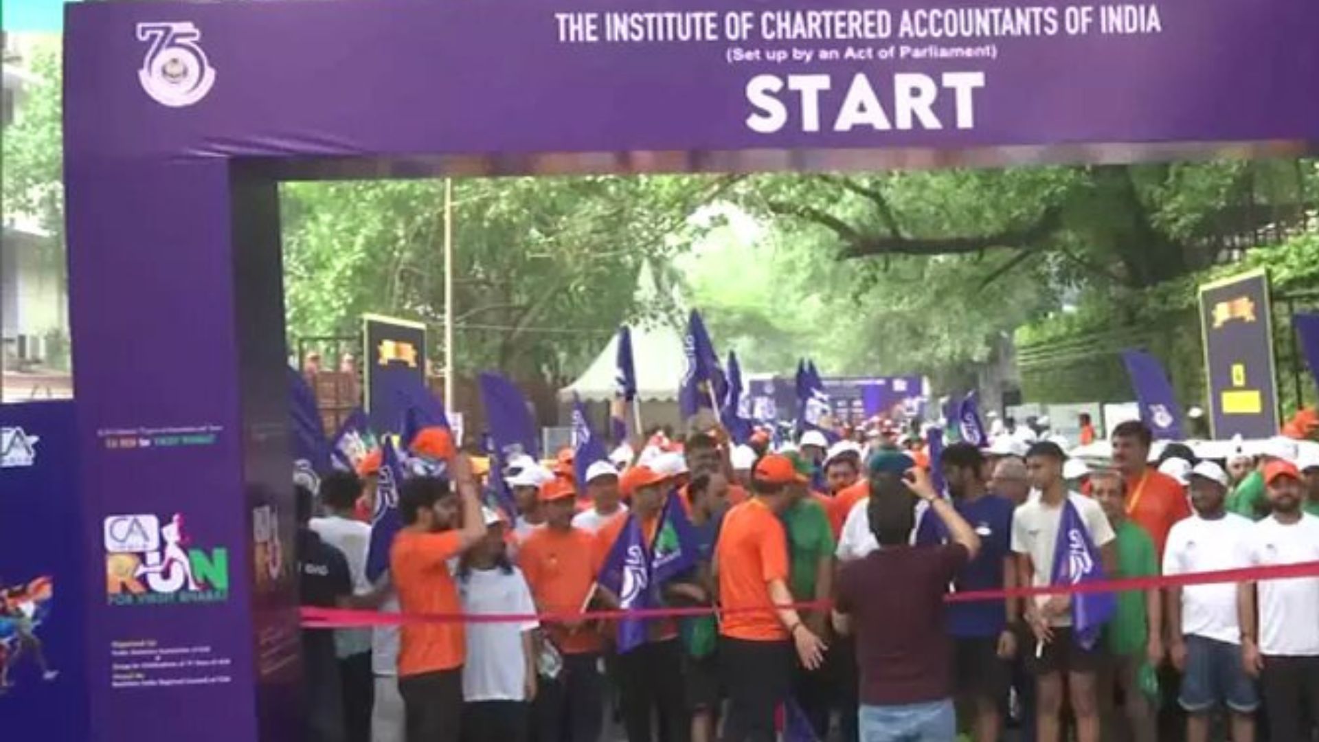 ICAI Marks 75th Anniversary With ‘CA Run For Viksit Bharat’ Marathon In Delhi