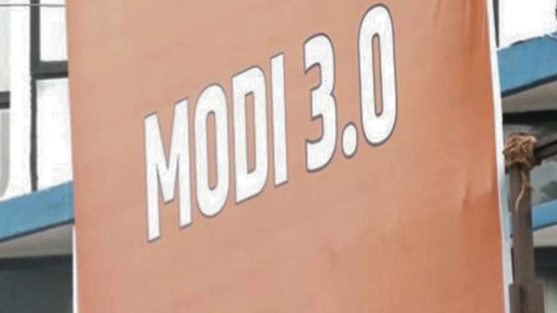 Modi 3.0 Posters Put Up At BJP Maharashtra’s Party Office In Mumbai