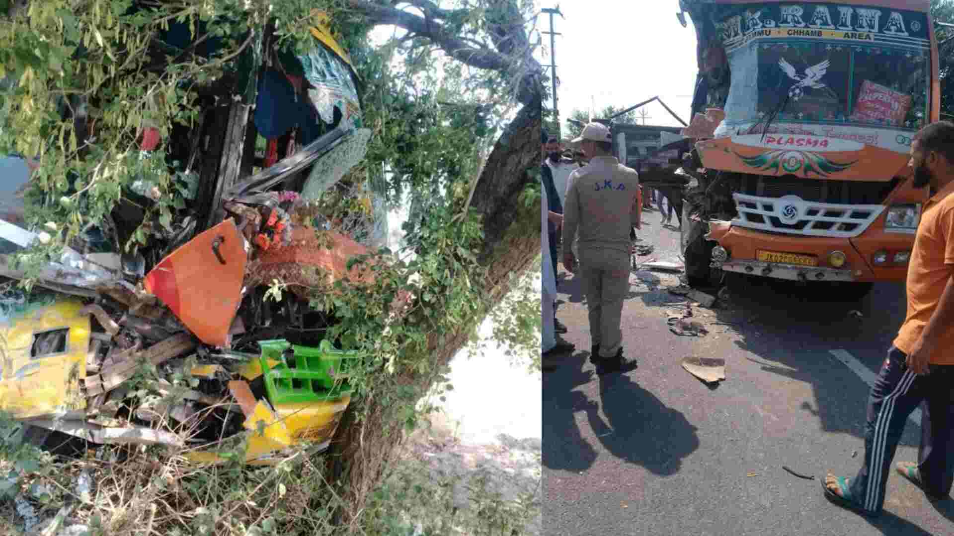 Jammu: Two Buses Collide Head-On In Akhnoor-Jourian Road