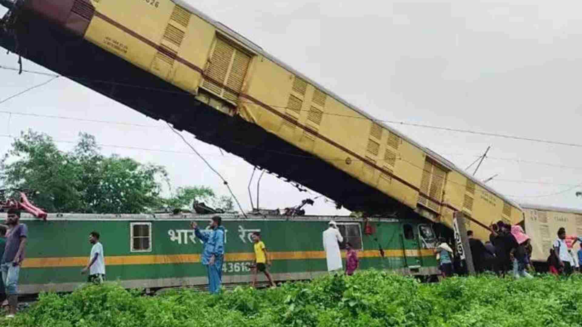 Visuals from Kanchanjunga train accident site