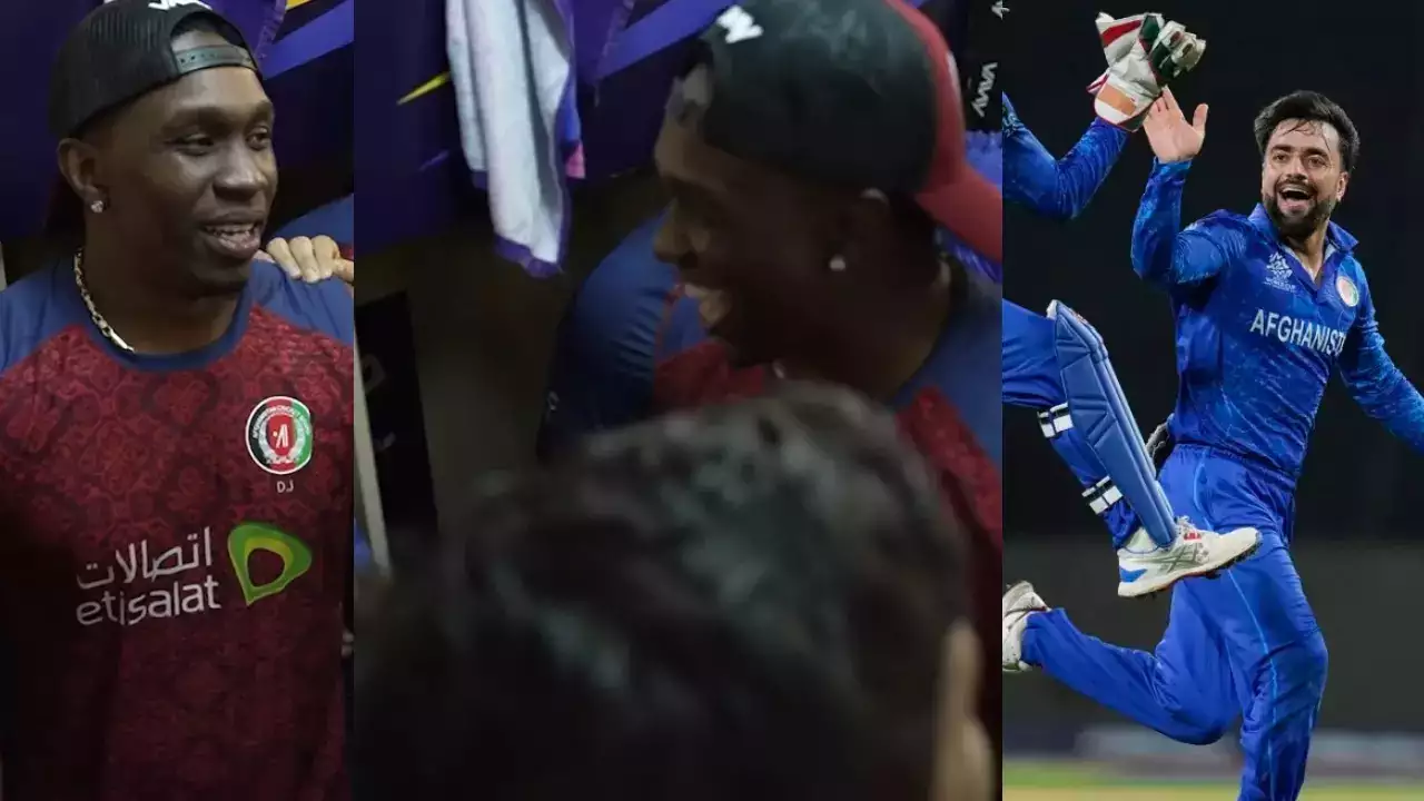 Watch: Dwayne Bravo Puts A Unique Twist On Iconic “Champion” Song Featuring Rashid Khan