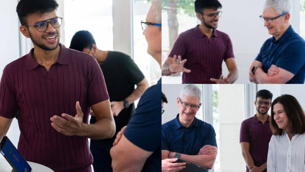 Who Is Indian Young Developer Akshat Srivastava? Why Tim Cook Praised Him At Apple Park Visit?