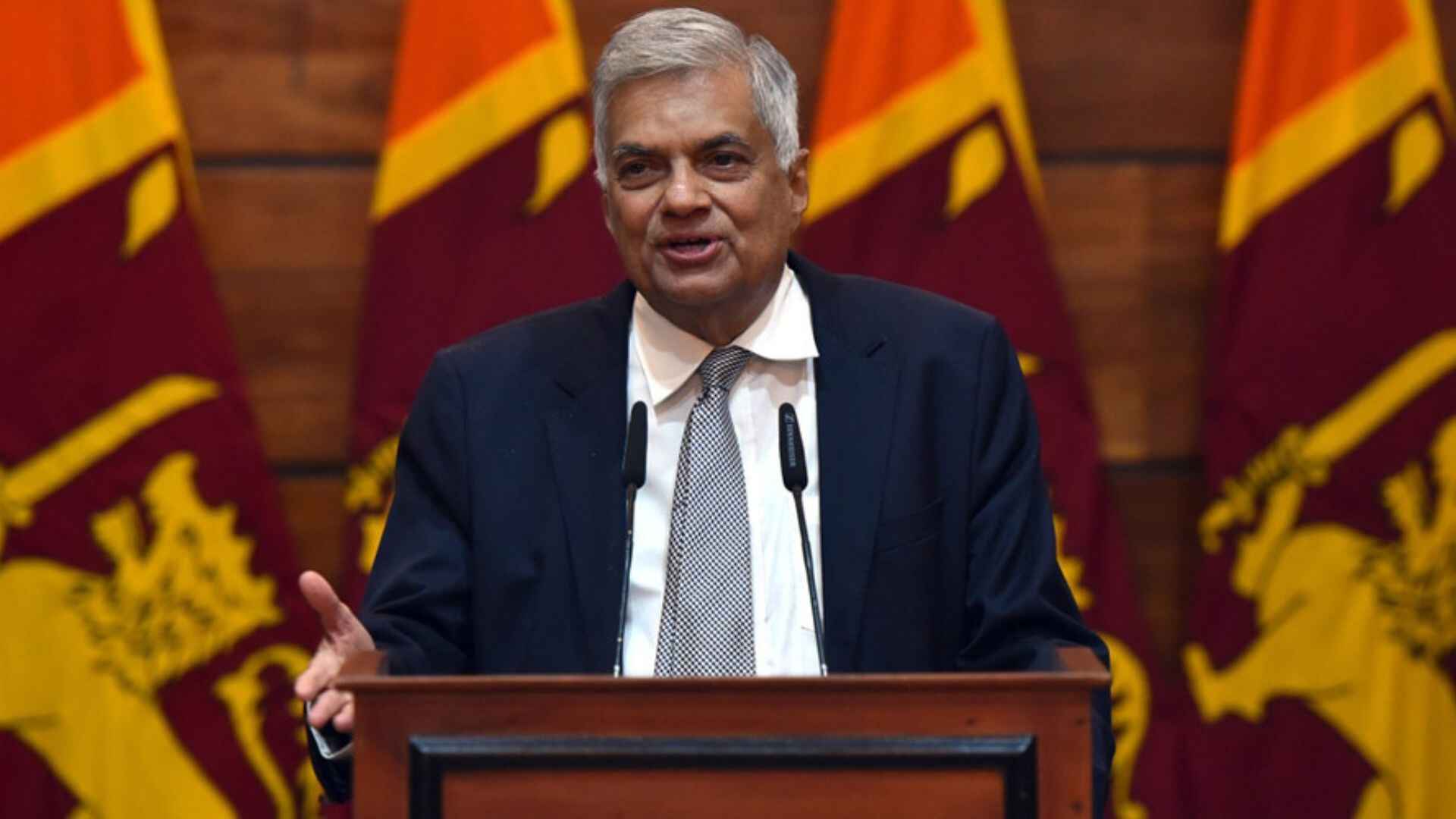 Sri Lankan President Ranil Wickremesinghe