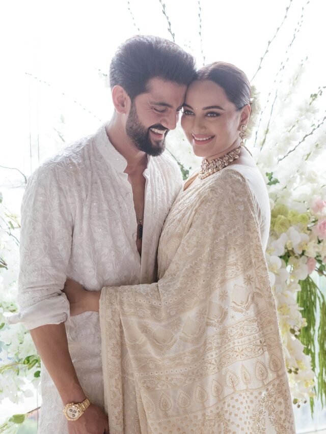 Sonakshi Sinha and Zaheer Iqbal’s Wedding First Look