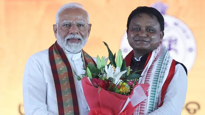 Tribal Leader Mohan Charan Majhi Swears-In as CM of Odisha