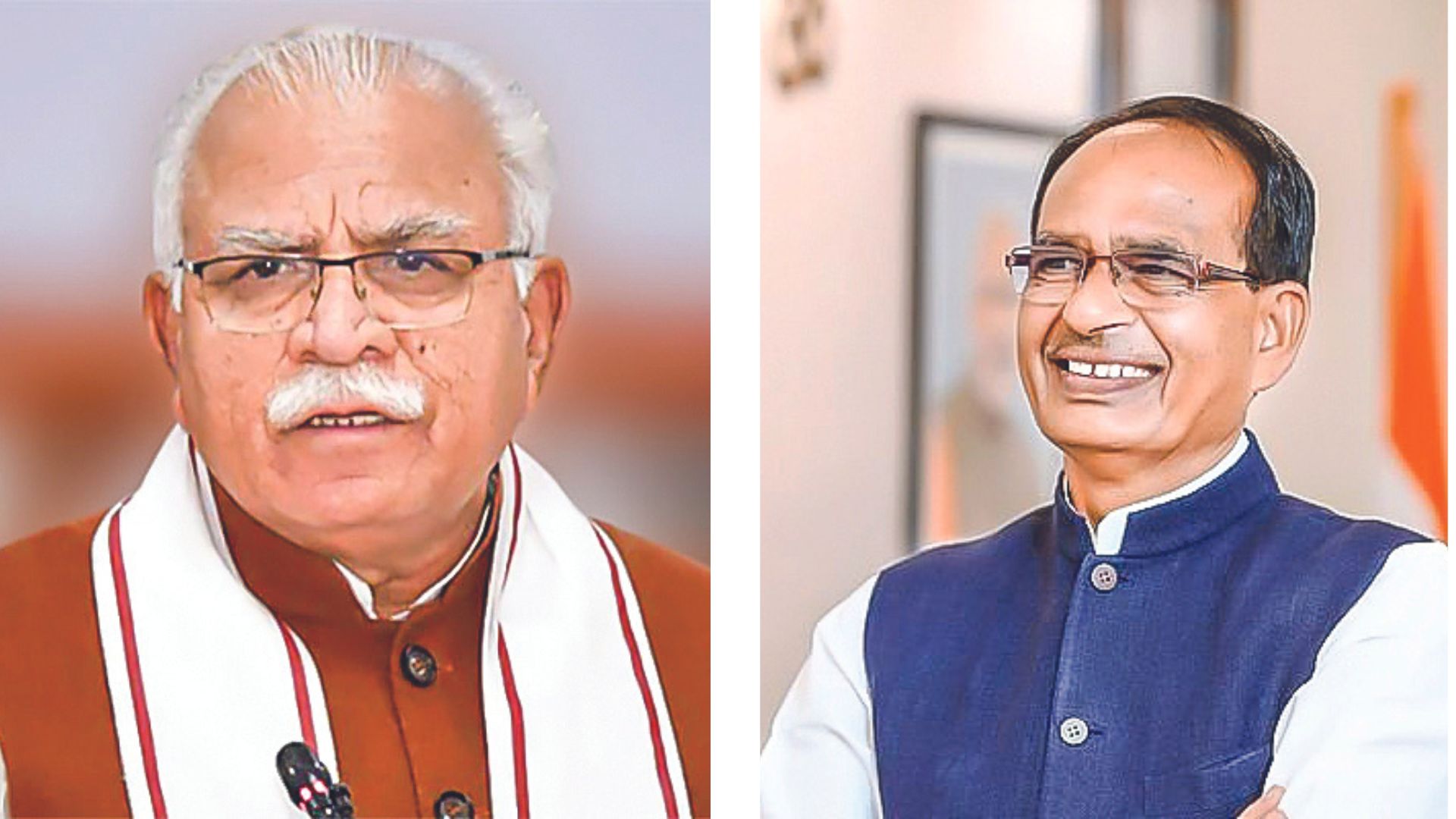 Upcoming elections in Haryana, Maharashtra first litmus test for Chouhan and Khattar