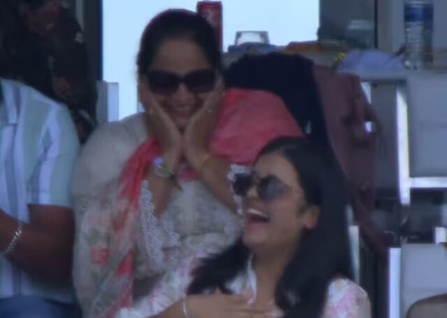 Suryakumar Yadav's Wife Priceless Reaction After the Star Batsman Survives a Heart in the Mouth Moment Against USA