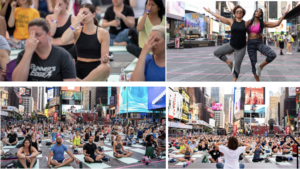 International Yoga Day 2024: Thousands Unite At Times Square For Yoga Day