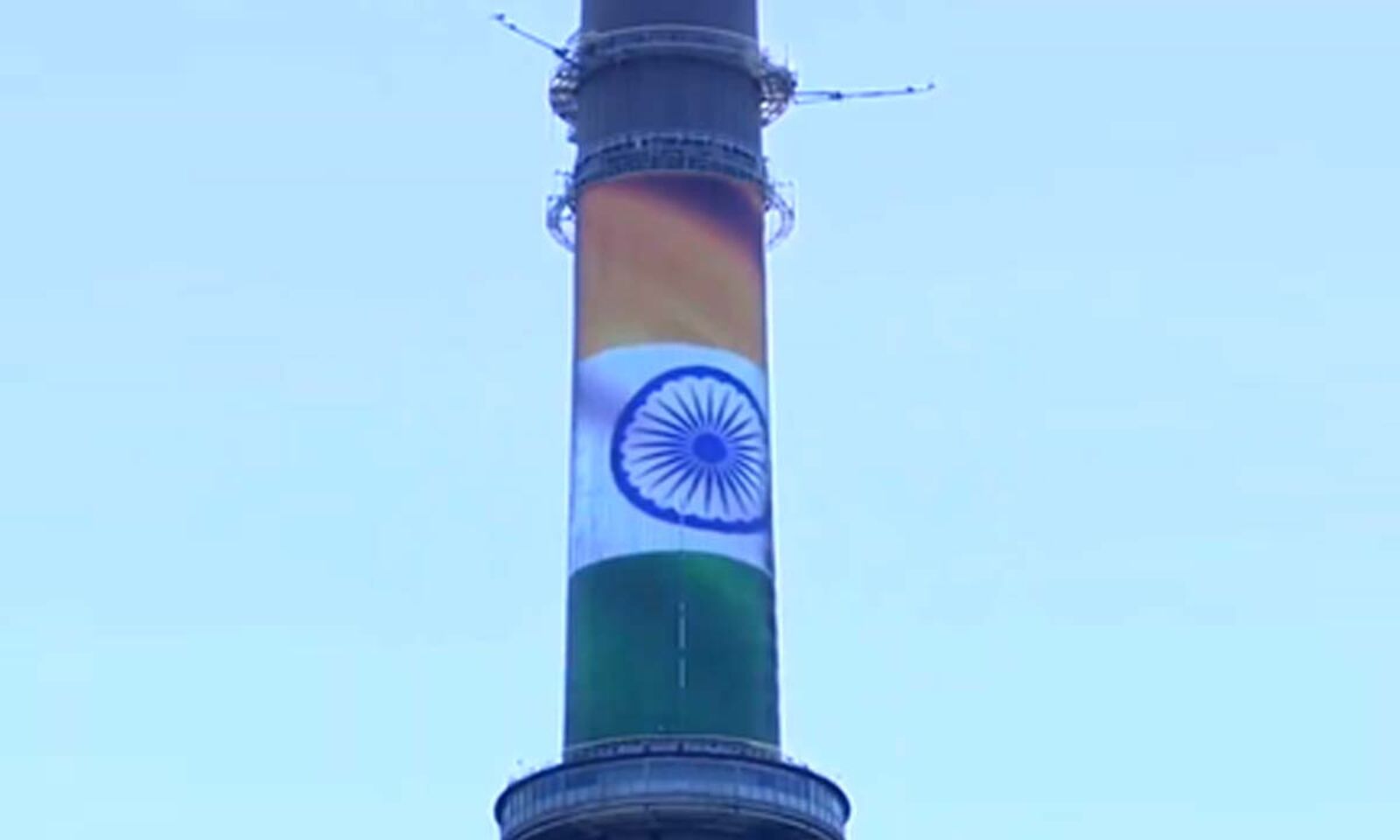 As PM Modi Arrives in Russia, Europe's Tallest Structure Lit Up in Indian Tri Colour