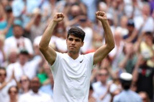 Wimbledon: Carlos Alcaraz Starts On a High, Defeats Spirited Mark Lajal