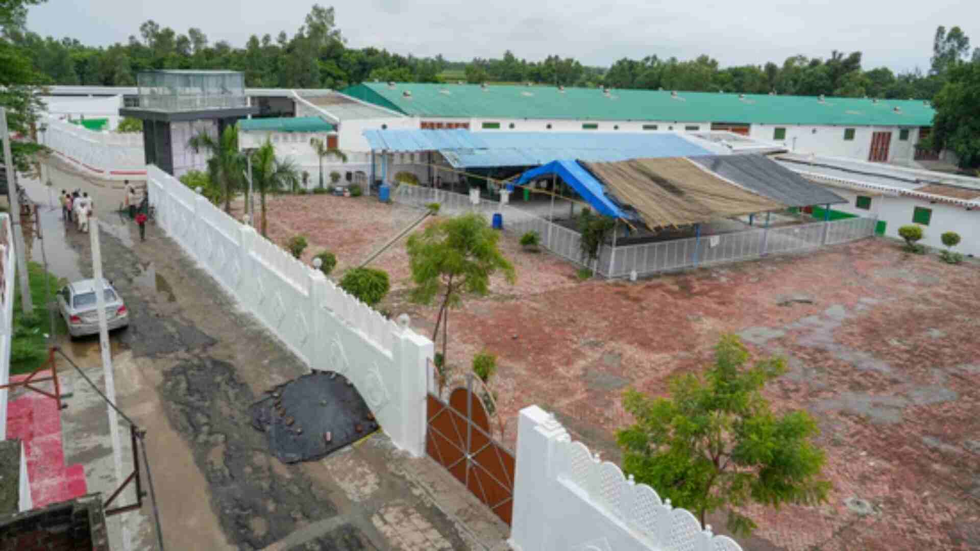 Ashram Of Bhole Baba (Credit: PTI)