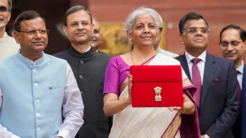 Budget 2024: Finance Minister Nirmala Sitharaman Arrives With Budget Tablet For Modi 3.0- Watch