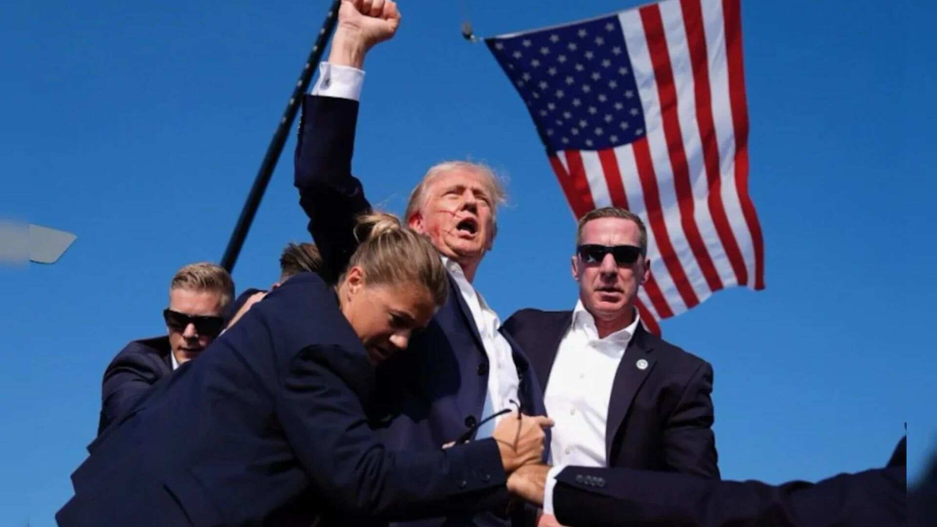 Photo Shows Bullet Passes From Very Close To Donald Trump At US Rally