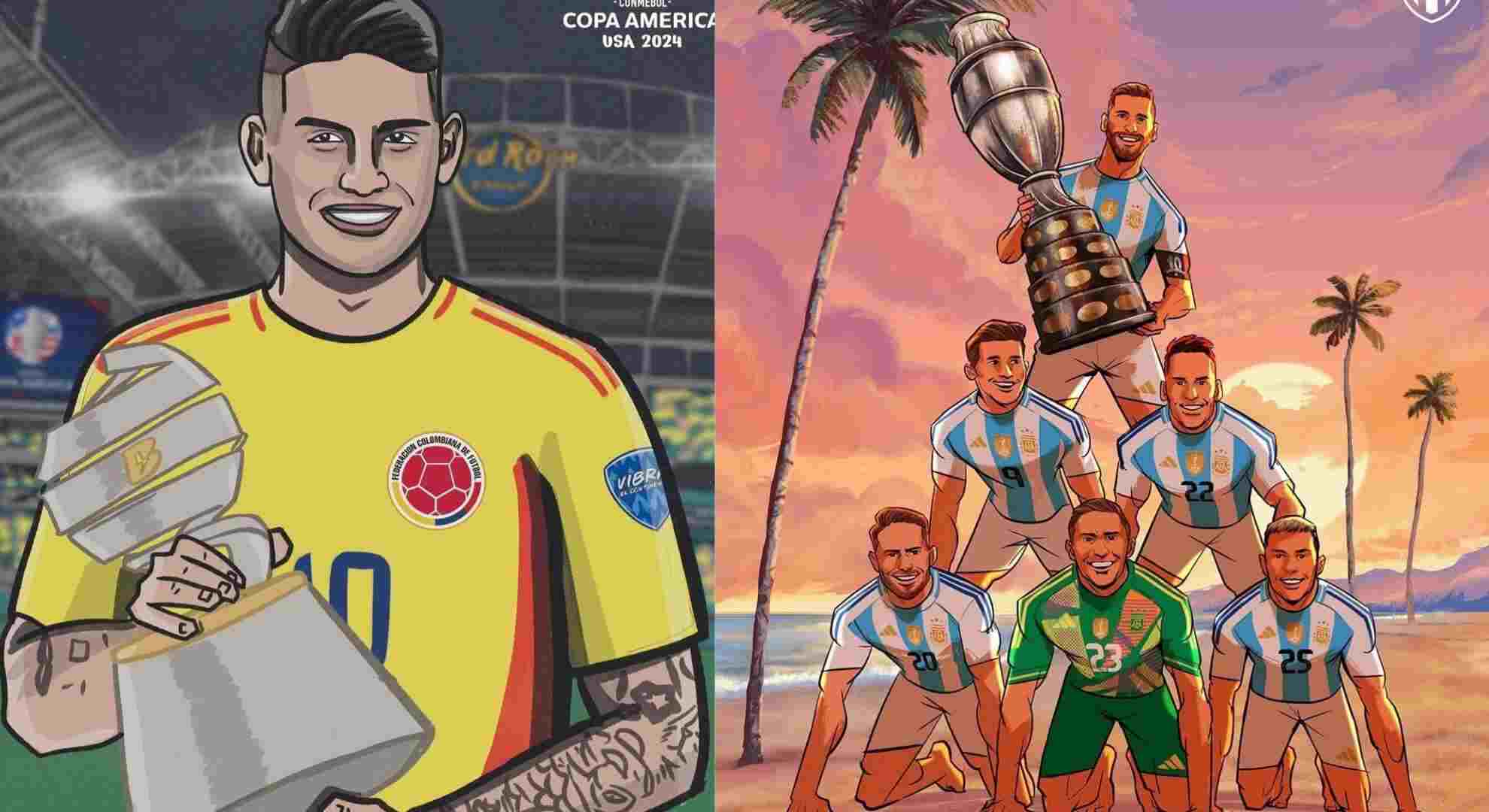 James Rodriguez and Emiliano Martinez Shine in CONMEBOL Copa America 2024