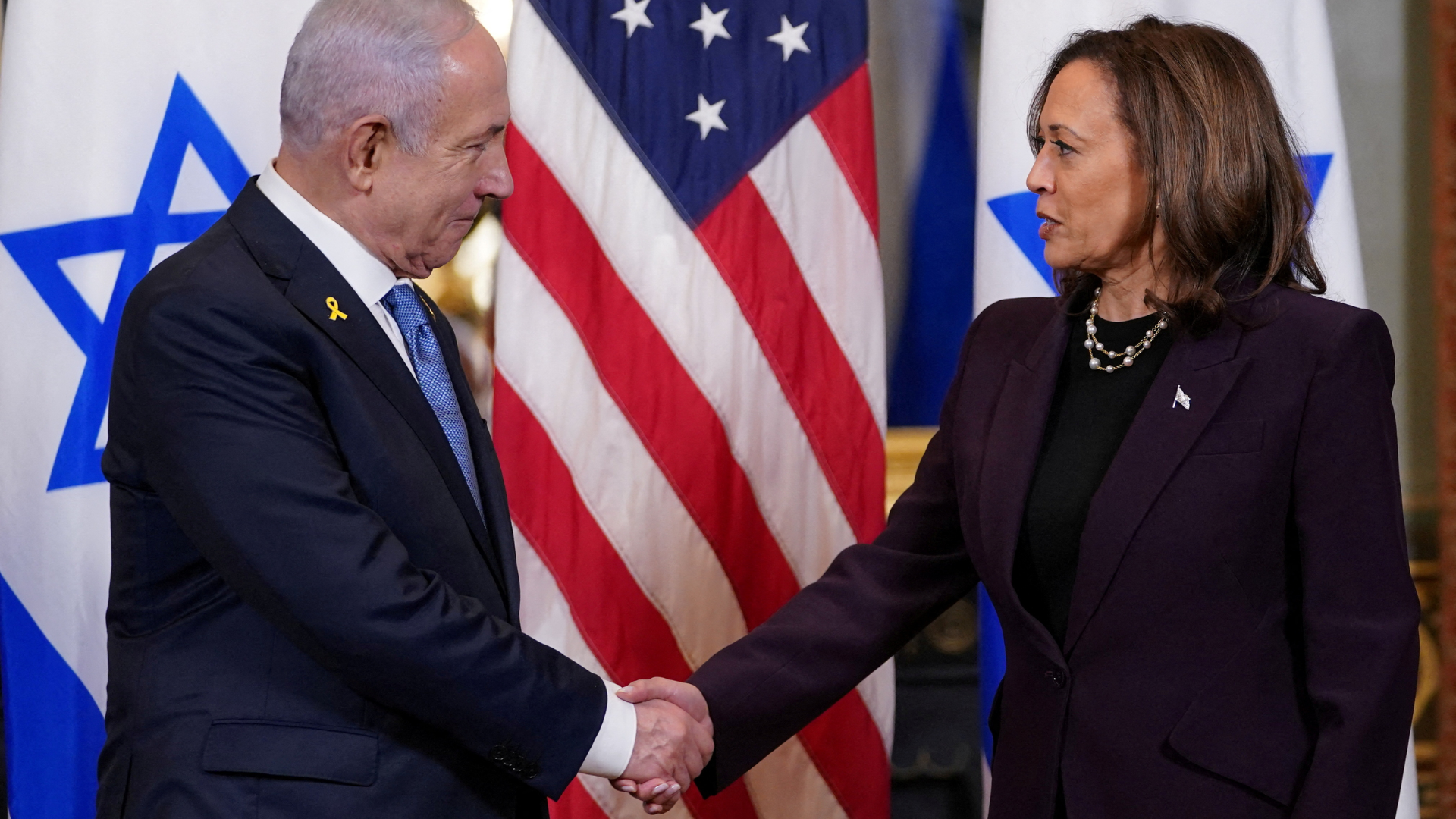 Harris Promises Not To Stay 'Silent' On Gaza After Netanyahu Meeting