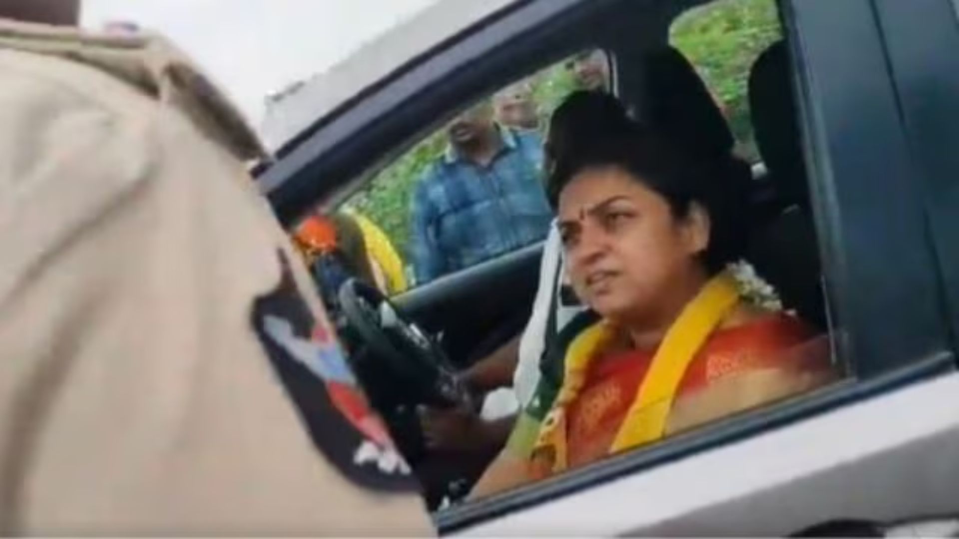 Video Sparks Outrage: ‘Who pays you salary?’ Andhra Minister’s Wife Criticizes Police Officer Over Delay