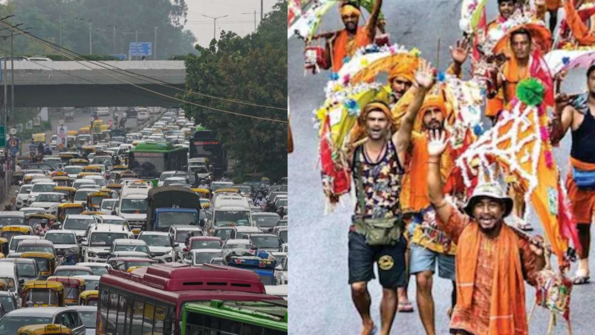 Kanwar Yatra Traffic Alert: Kalindi Kunj Lanes Closed, No Cars On Delhi-Meerut Expressway