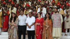 Nita Ambani ‘Extremely Happy’ As Mass Weddings Kick Off Anant-Radhika’s ‘Shubh Lagna’