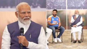 PM Modi’s Funny Question To Rohit Sharma Leaves Team India In Splits