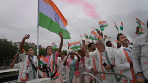 Paris Olympics Opening Ceremony: Sharath Kamal & PV Sindhu Shine As India’s Flagbearers On The Seine