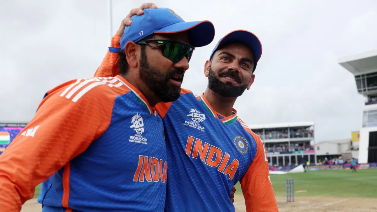 King Kohli and Skipper Rohit sign off from top of the World