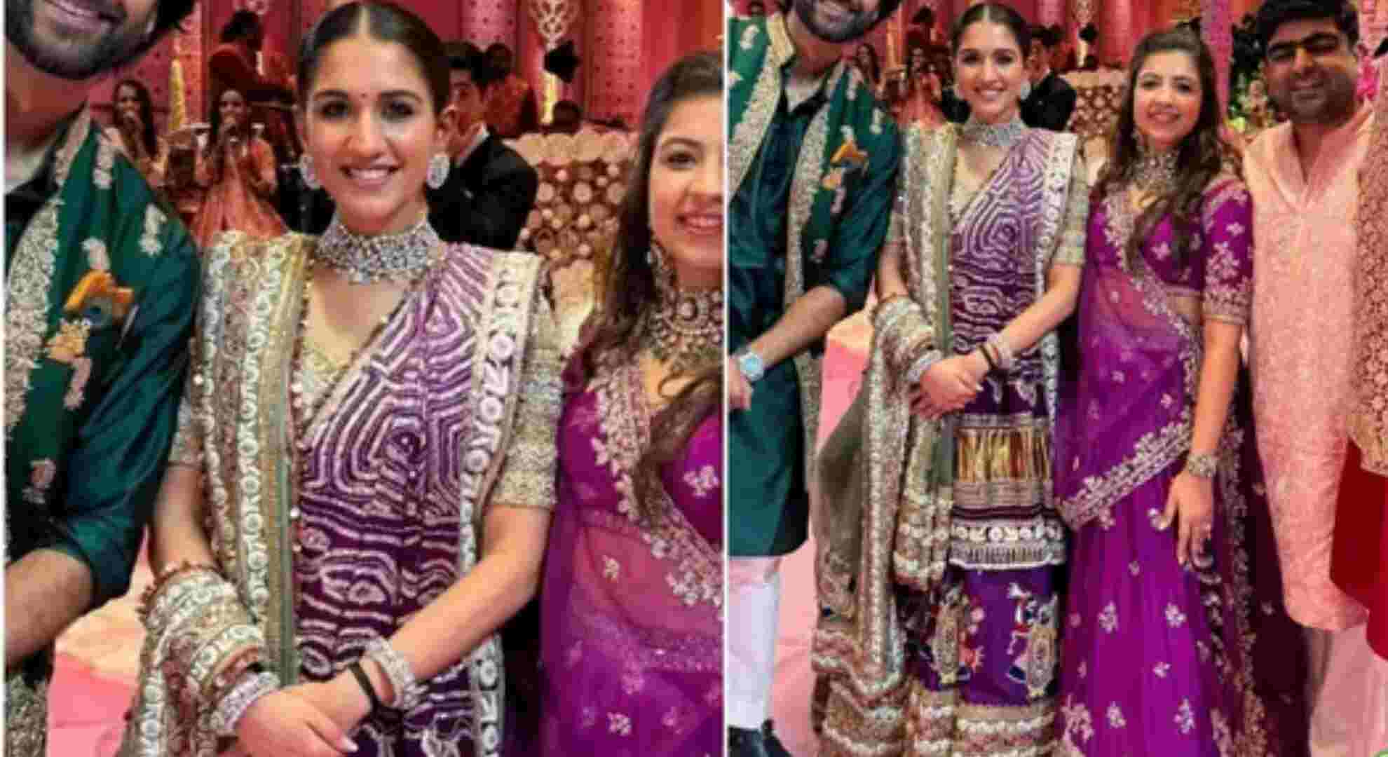 Radhika Merchant’s Standout Purple Lehenga Adorned With Intricate Lord Krishna Motifs: See Pics