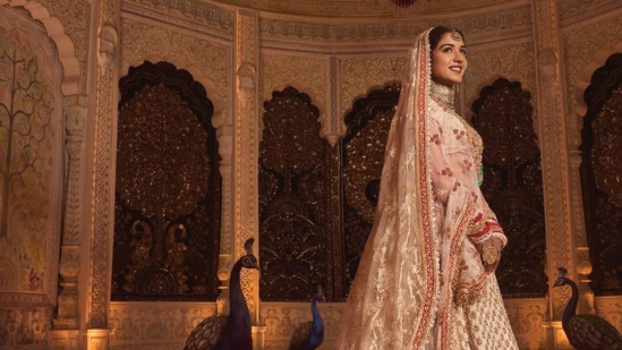 Radhika Merchant’s First Look In Bridal Attire As Ambani Family Anticipate Her Grand Entrance