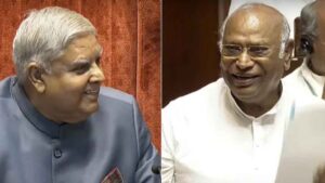 Jagdeep Dhankhar And Mallikarjun Kharge’s Friendly Banter Lights Up Rajya Sabha: ‘I Have Kept Your Jazba’