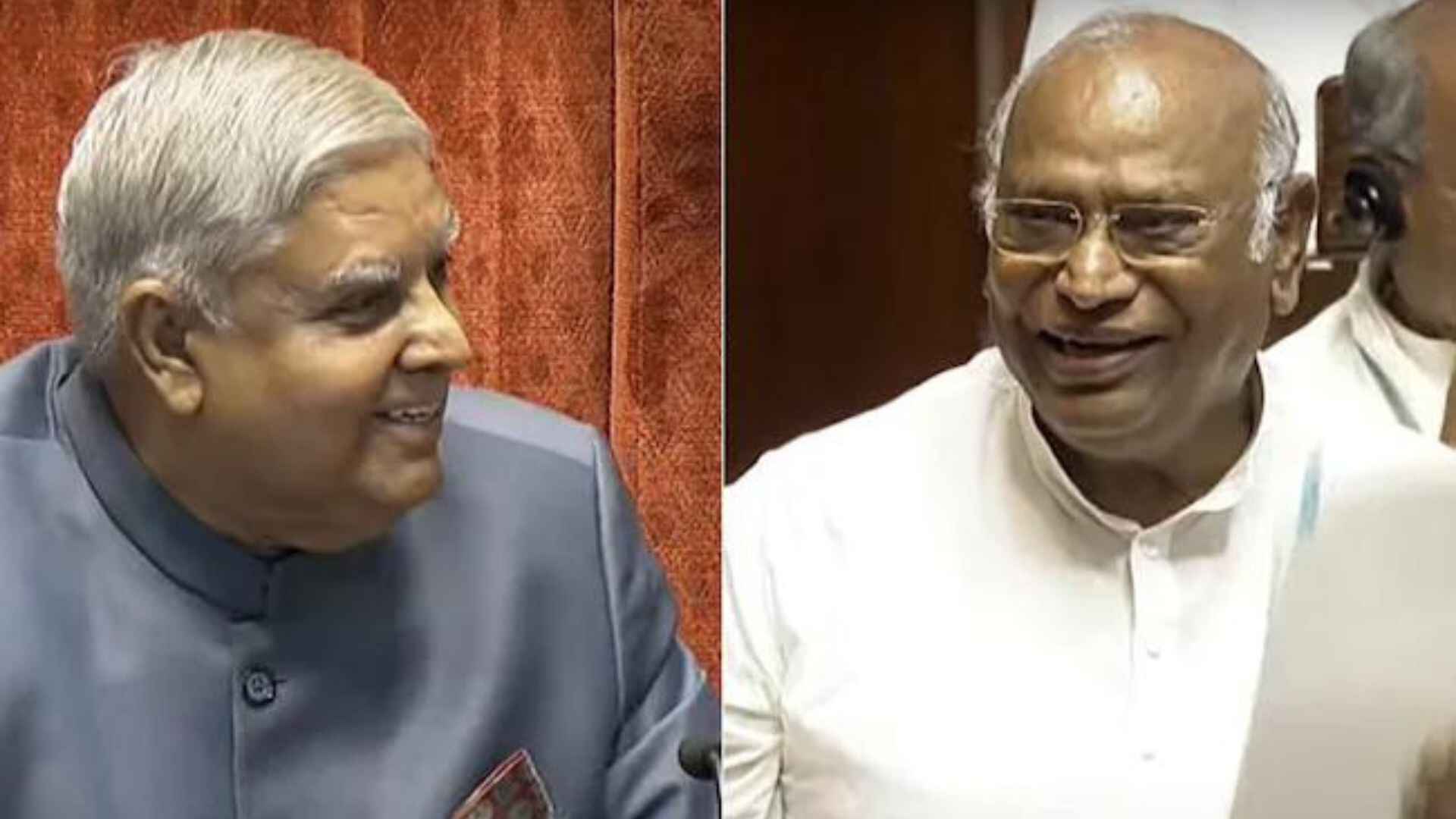 Jagdeep Dhankhar And Mallikarjun Kharge’s Friendly Banter Lights Up Rajya Sabha: ‘I Have Kept Your Jazba’