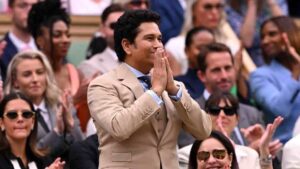 Watch: Sachin Tendulkar Arrives At Wimbledon Centre Court, Receives Standing Ovation