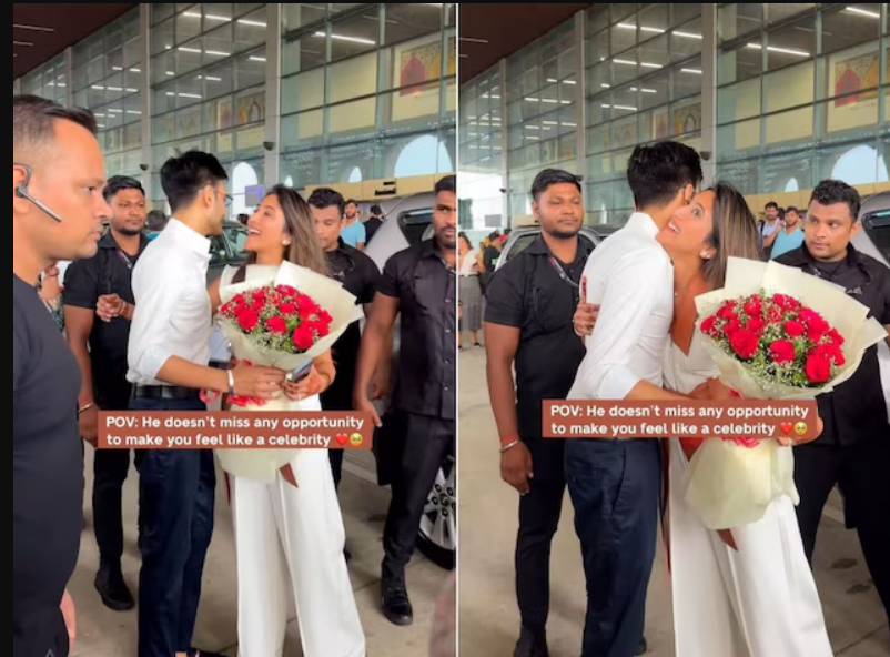 Heartwarming Video of Groom’s Airport Gesture Goes Viral