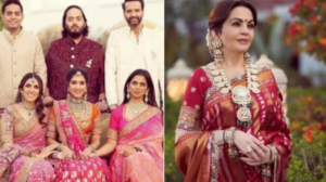 Ambani’s Channel Bollywood Glamour with Bandhani Fashion Statement 