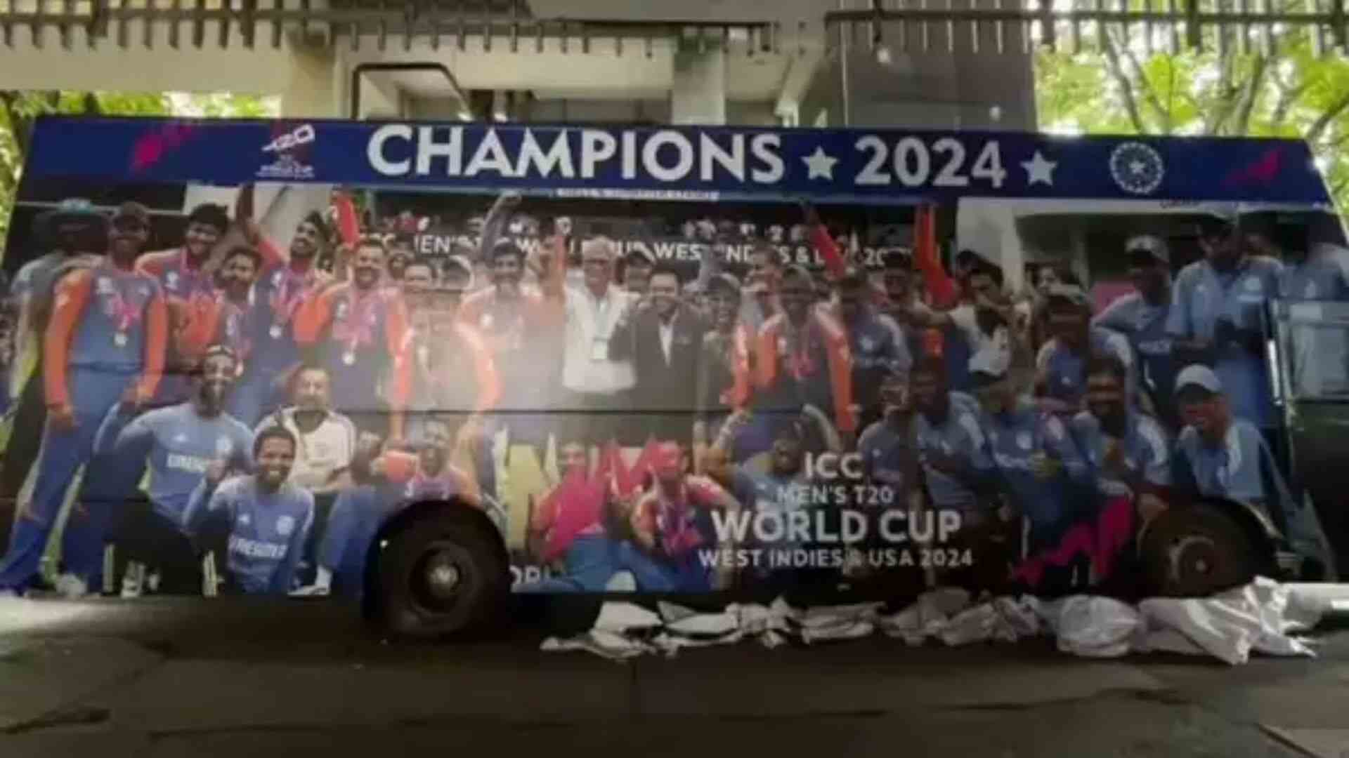 Special Bus Prepared For Team India For Victory Parade