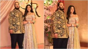 Anant-Radhika Wedding: Anant Ambani Wore Real Gold Jacket On Sangeet, Radhika Merchant Shines In Swarovski Crystal Lehenga