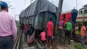 Odisha: Goods Train Derails At Bhubaneswar Railway Station