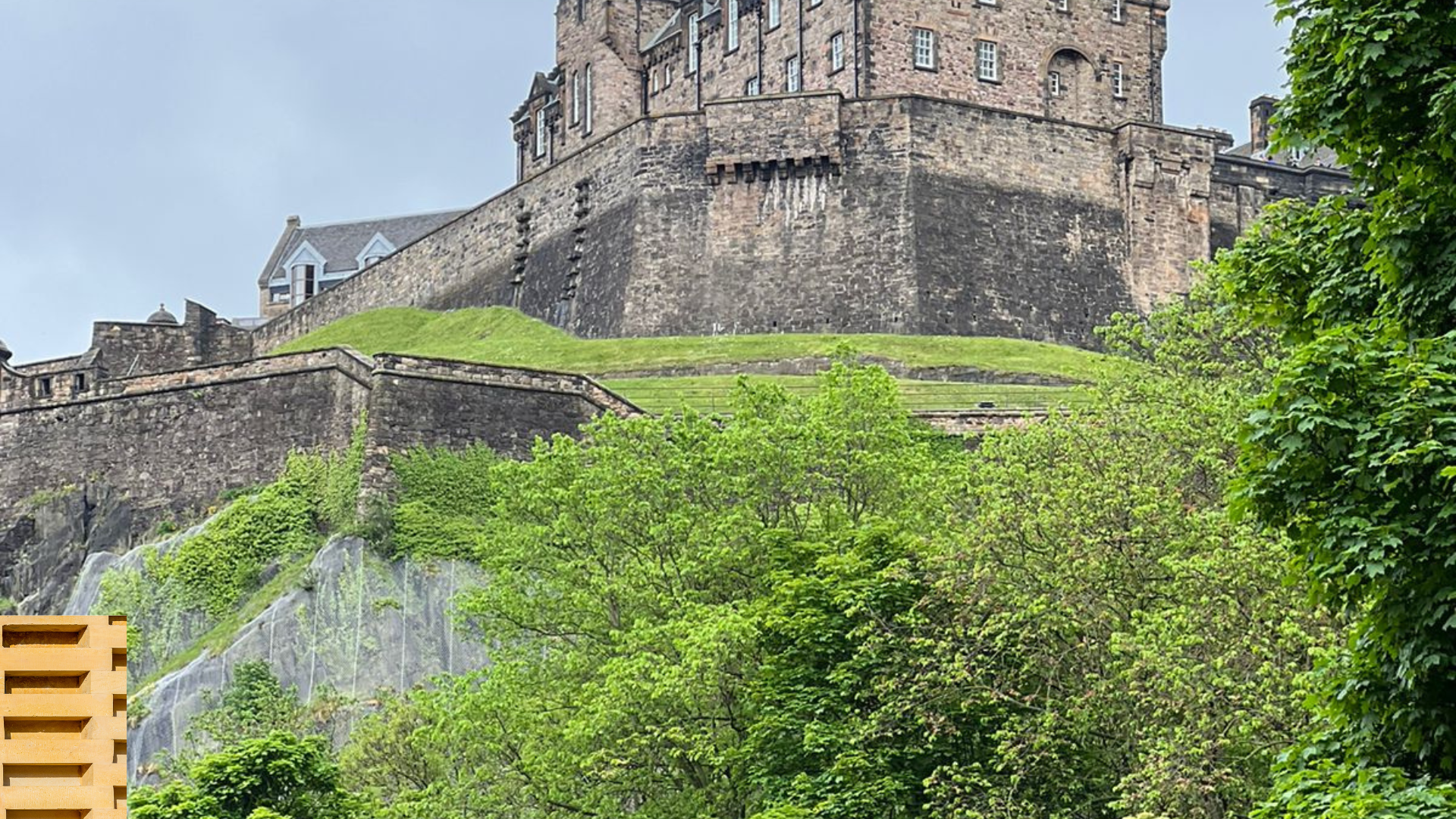 Falling Through Time In Edinburgh